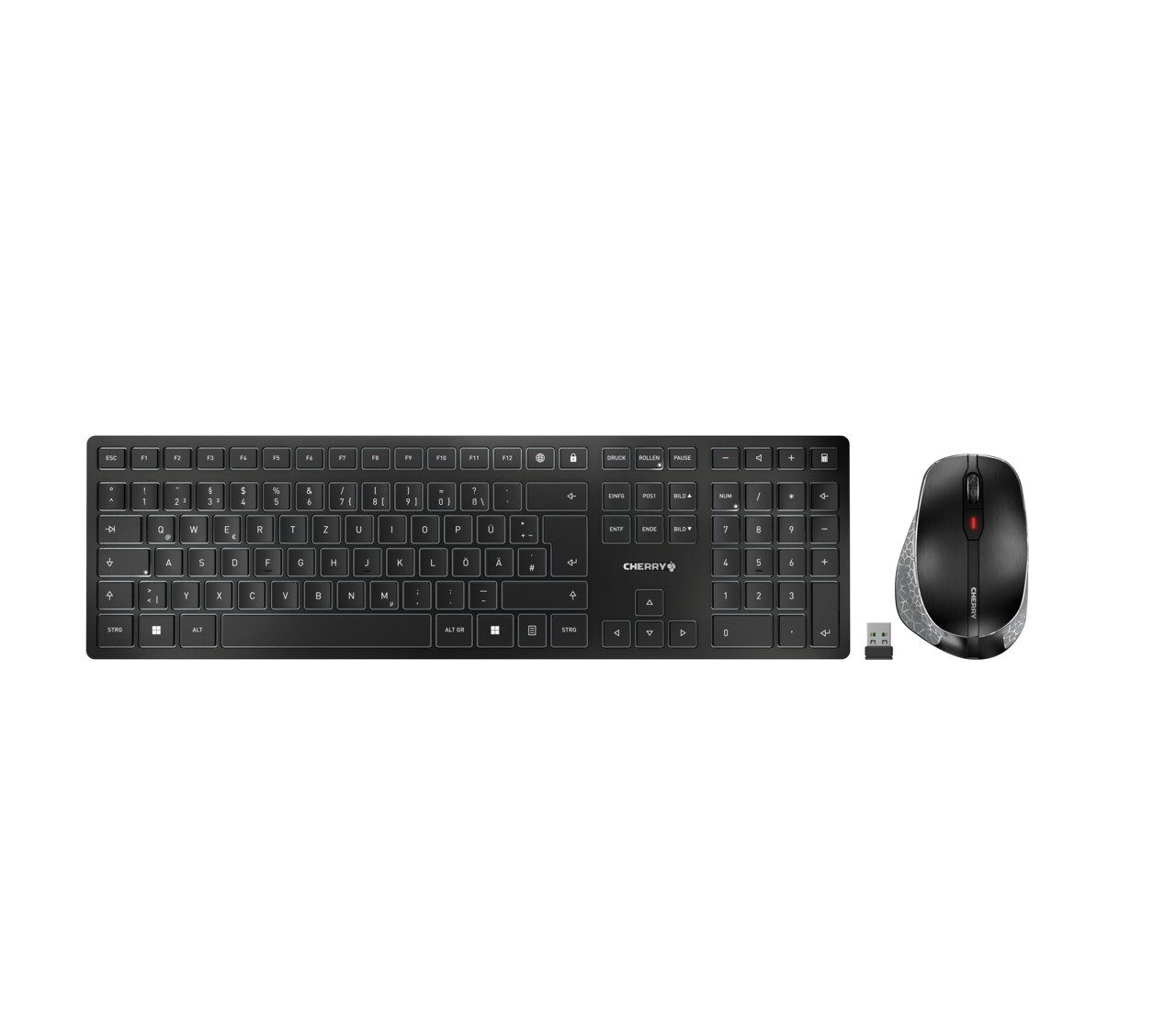 Cherry DW 9500 SLIM Tastatur- und Maus-Set, (Set)