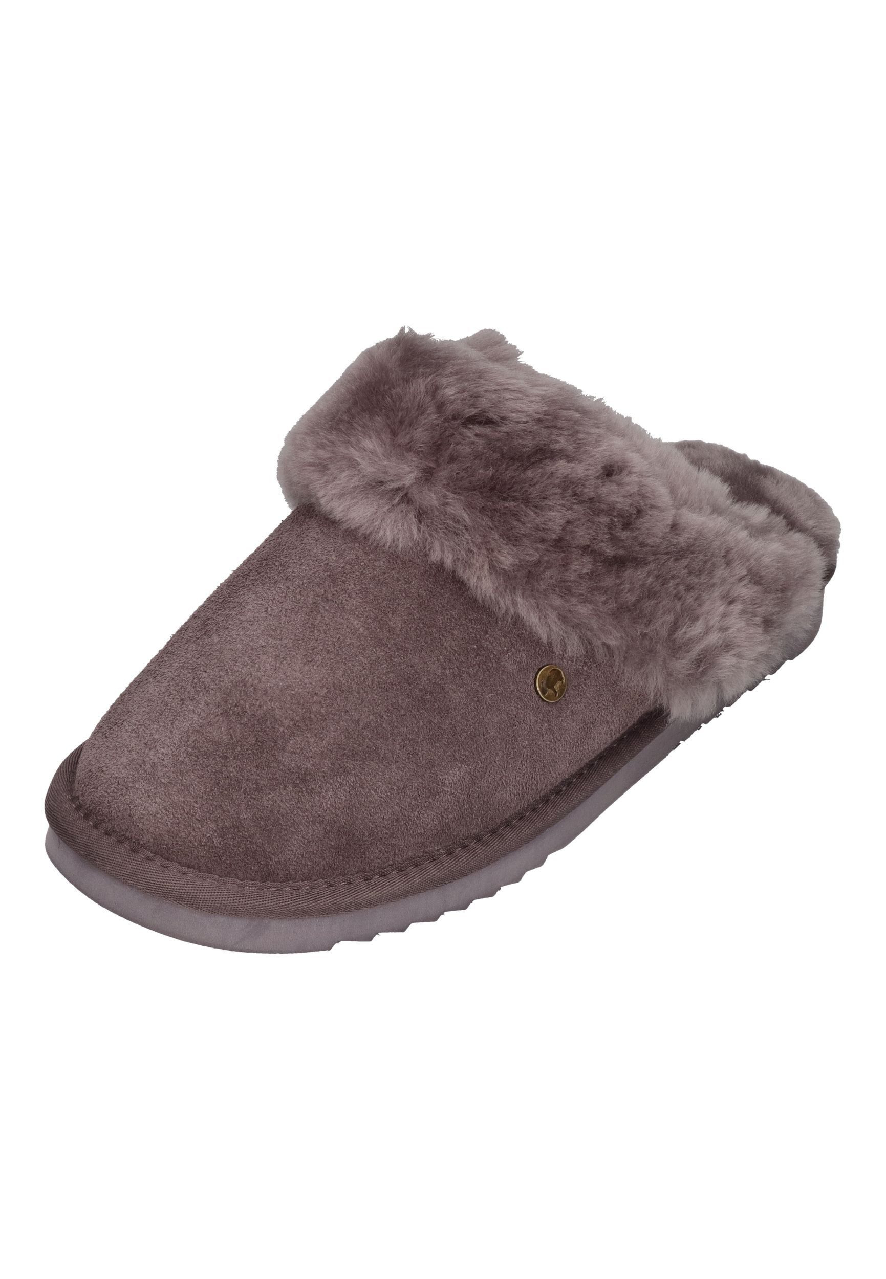 WARMBAT FLURRY SUEDE Hausschuh Plum