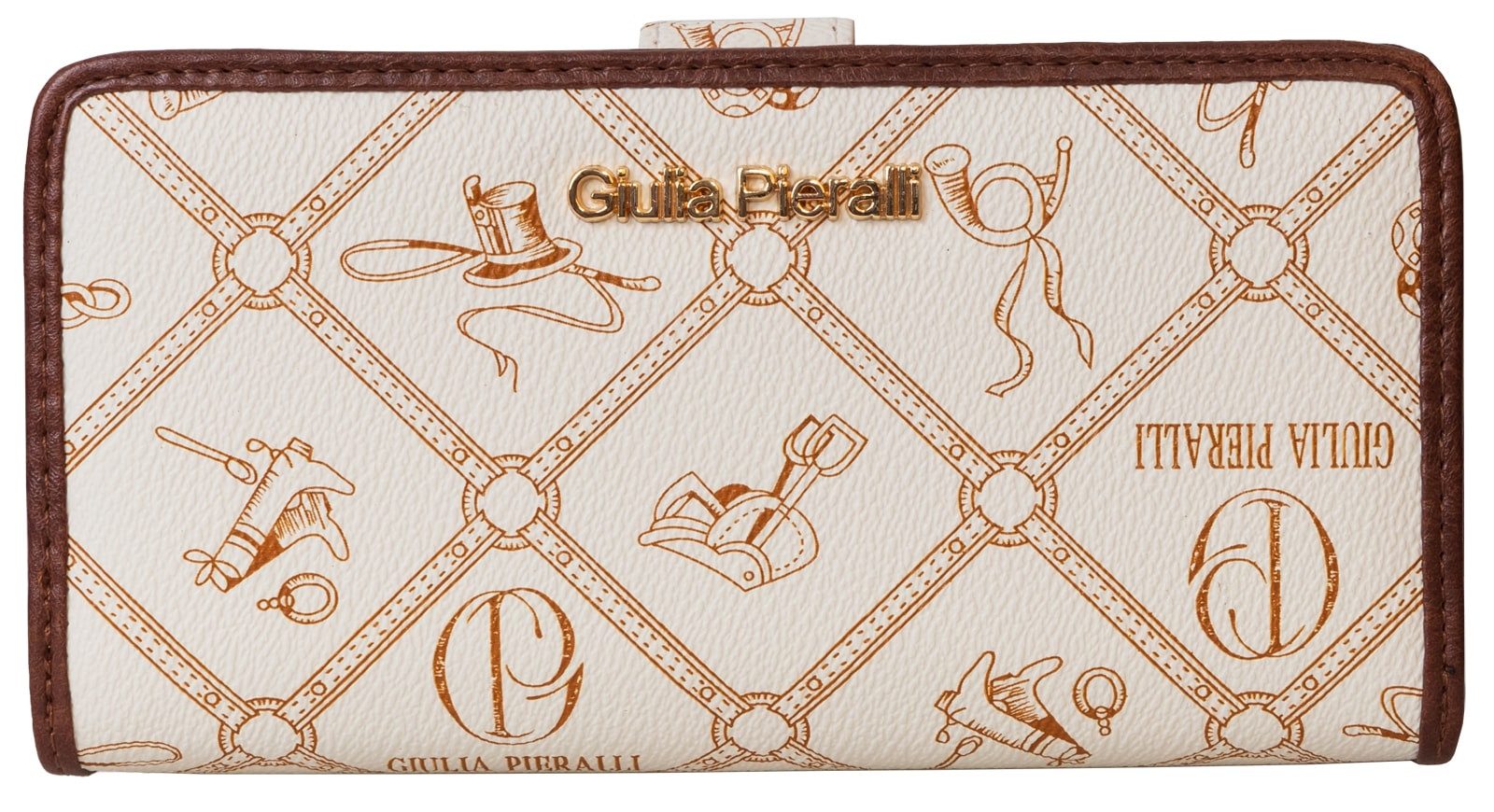 Giulia Pieralli Geldbörse Giulia Pieralli Damen Geldbörse Geldbeutel Brieftasche Portmonee XXL, Damen Geldbörse klappbar mit Reißverschluss Portemonnaie Geldbeutel