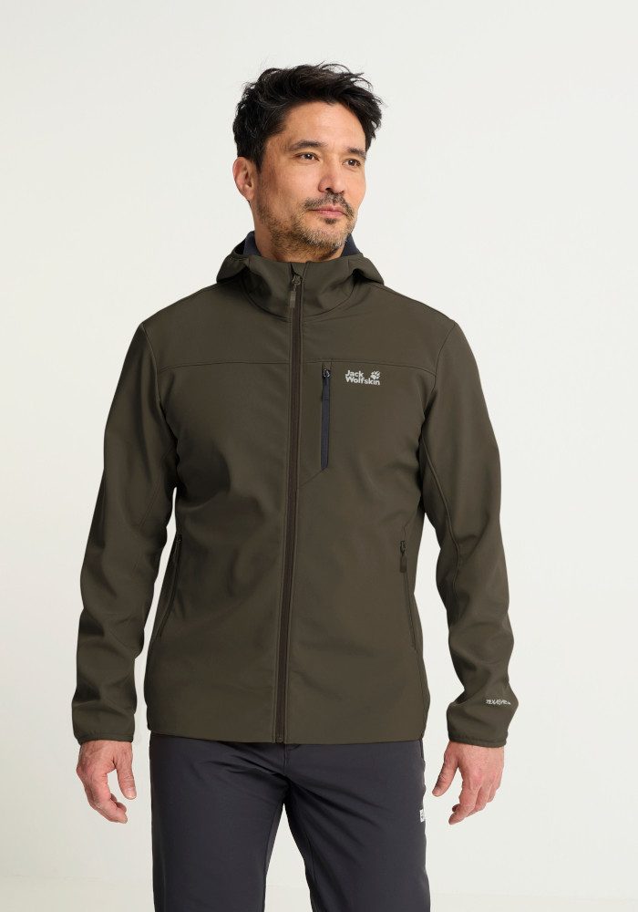 Jack Wolfskin Outdoorjacke WILD WINDS HOODED JKT M für Wandern und andere Aktivitäten im Freien