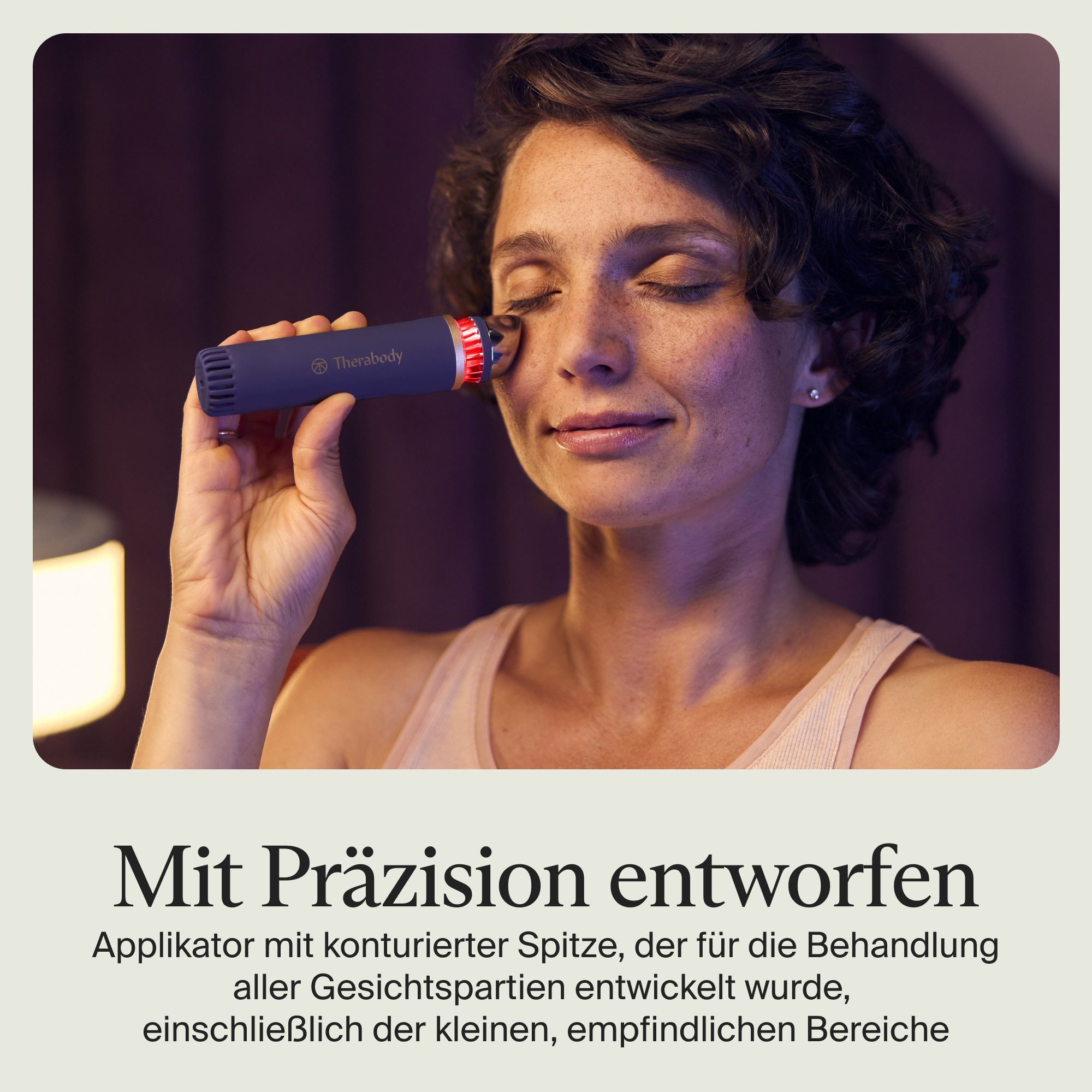 Therabody Anti-Aging-Gerät Theraface Depuffing Wand Kälte- und Wärmebehandlungen für das Gesicht, Verbessert die Strahlkraft, reduziert Augenringe und Schwellun – Bild 5 von 5