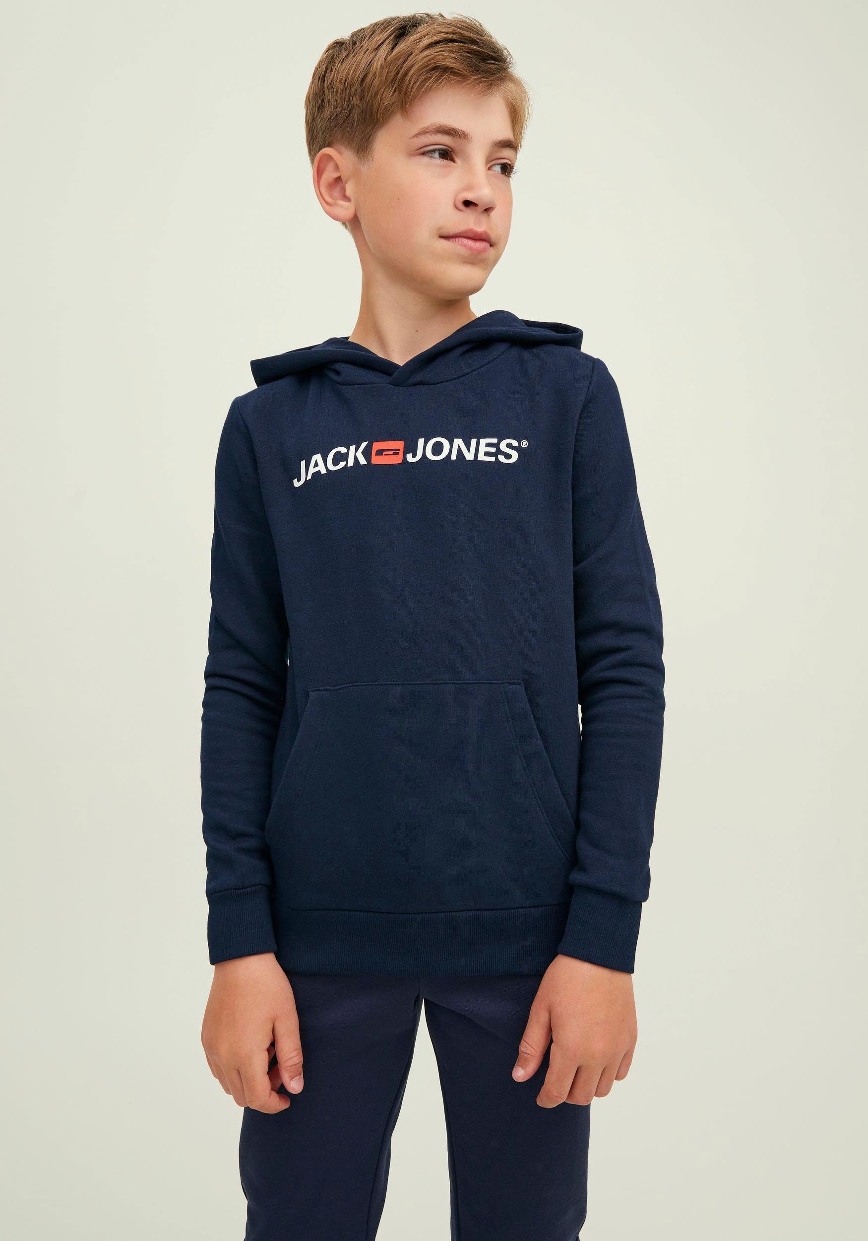 Jack & Jones Junior Teal Kapuzensweatshirt Deep