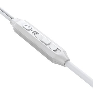JOYROOM USB-C Kabelkopfhörer In-Ear-Kopfhörer – Silber 1200 mm In-Ear-Kopfhörer