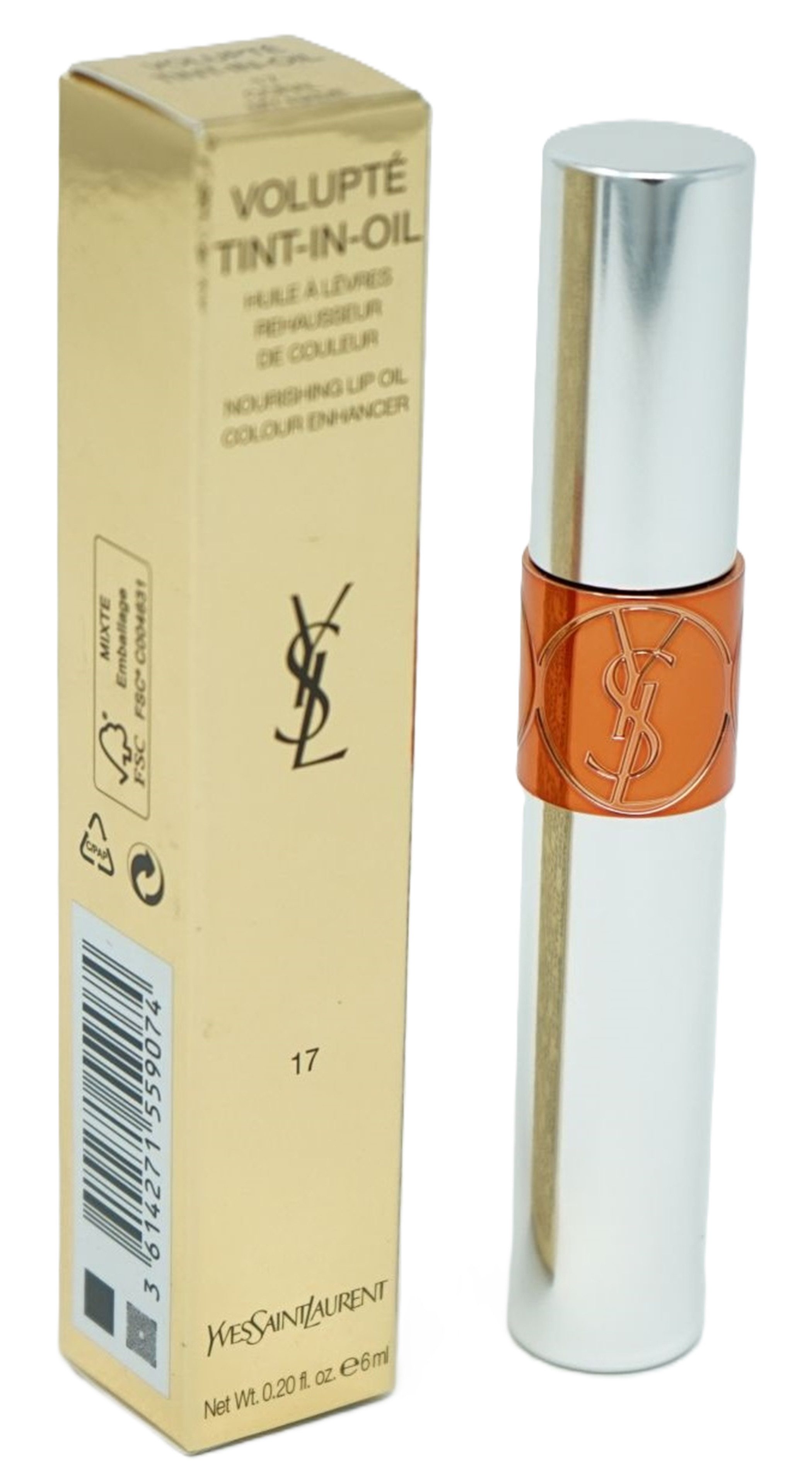 YVES SAINT LAURENT Eau de Parfum Yves Saint Laurent Volupte Tint-in-Oil Lip Oil 17 Coral My Name