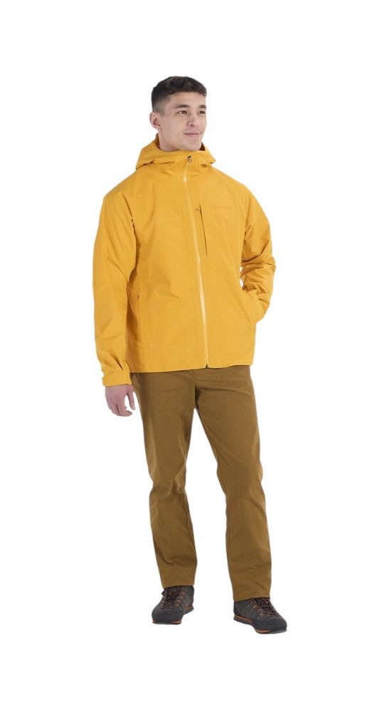 Marmot Funktionsjacke Regenjacke Waypoint Gore-Tex (wasserdicht, winddicht) gold Herren