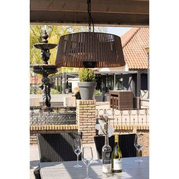 Sunred Terrassenstrahler Deckenheizstrahler Artix Corda 1800 W Halogen Braun