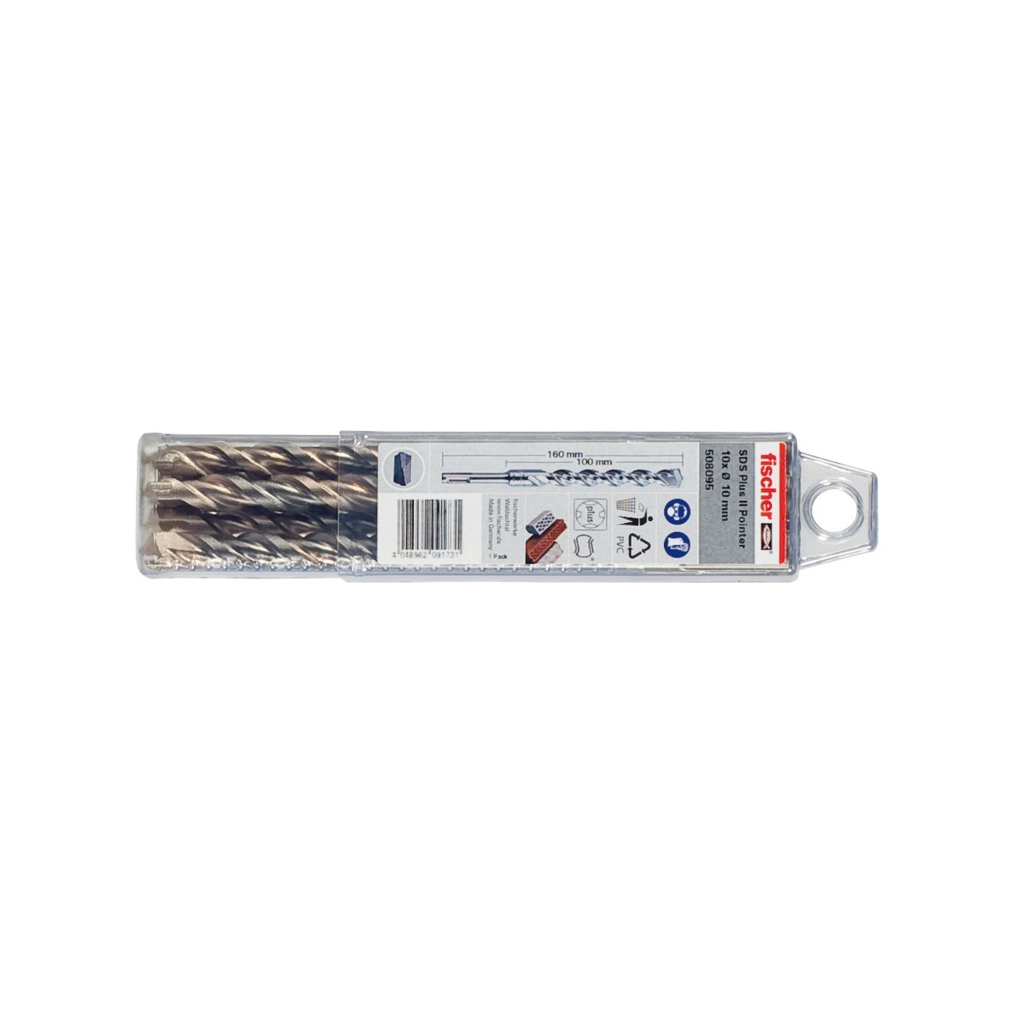 fischer Steinbohrer fischer Bohrer SDS Plus II Pointer 12/100/160 QP