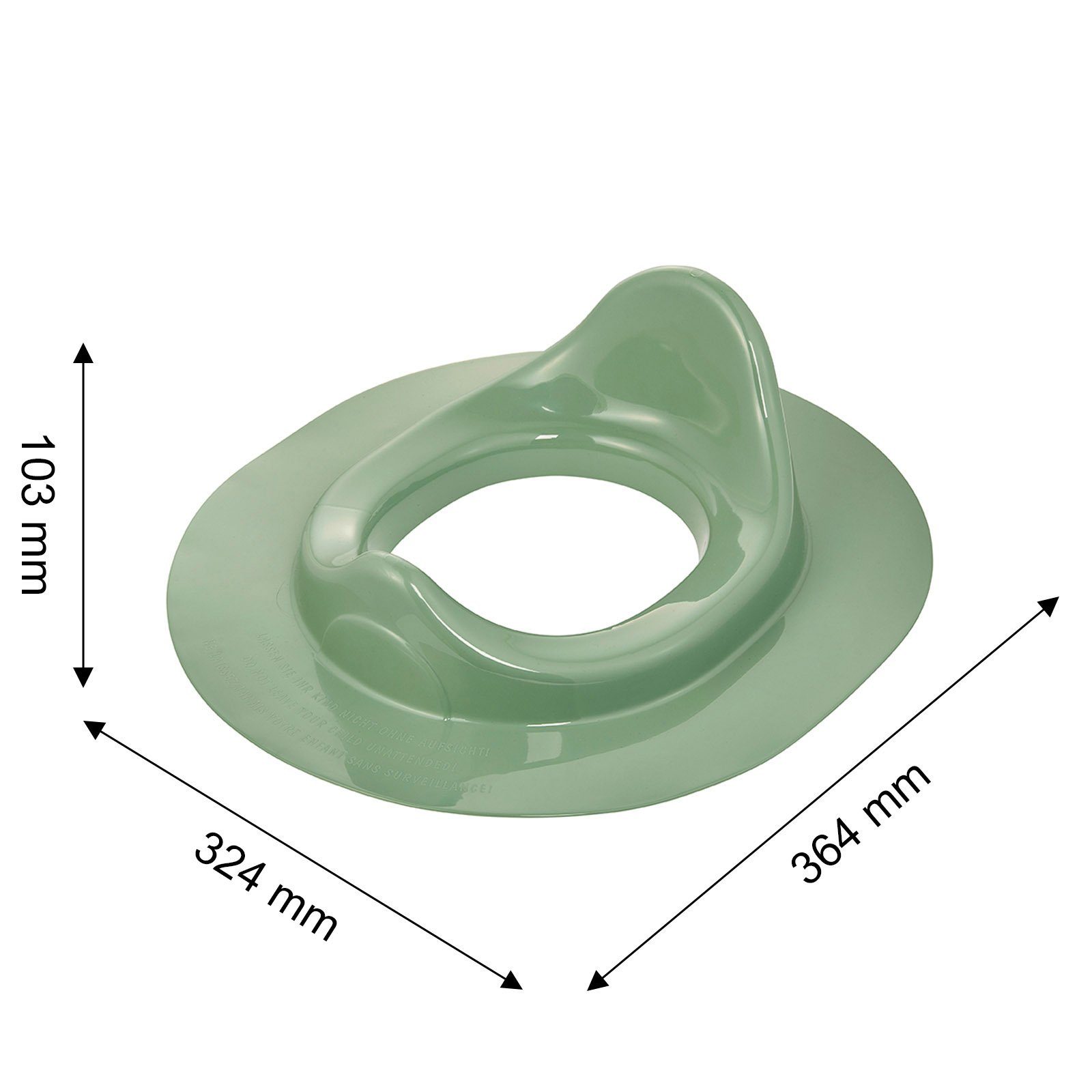 Rotho Toilettentrainer shale Babydesign green