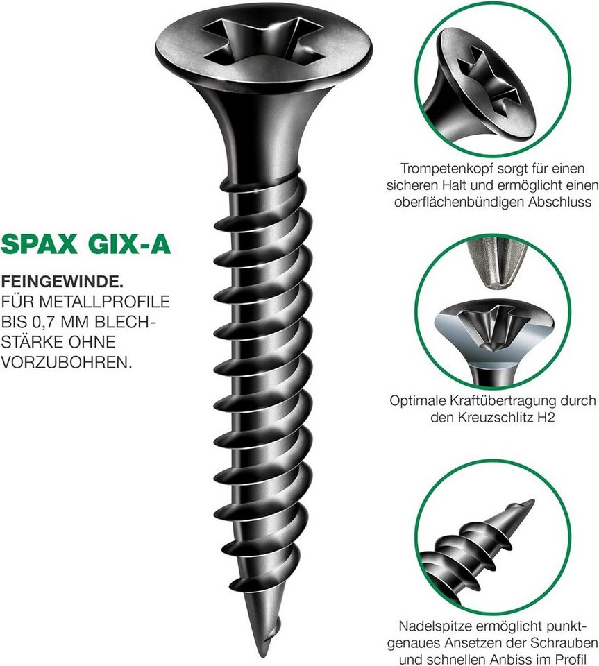 Thumbnail - SPAX Schraube GIX-A magaziniert, (1000 St)