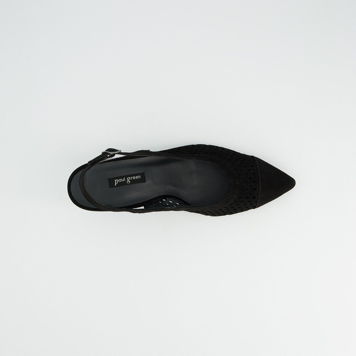 Paul Green Paul Green 6222-029, Peeptoes & Slingpumps, Schwarz, Damen Peeptoepumps