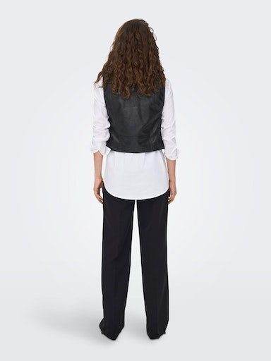 WAISTCOAT FAUX NOOS OTW LEATHER ONLY ONLVERA Lederimitatweste