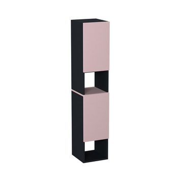 GARLIVO Badezimmer-Set Badezimmerschrank GLC2, hängend, stehend, Rose, Hochschrank, Breite 31,5 cm