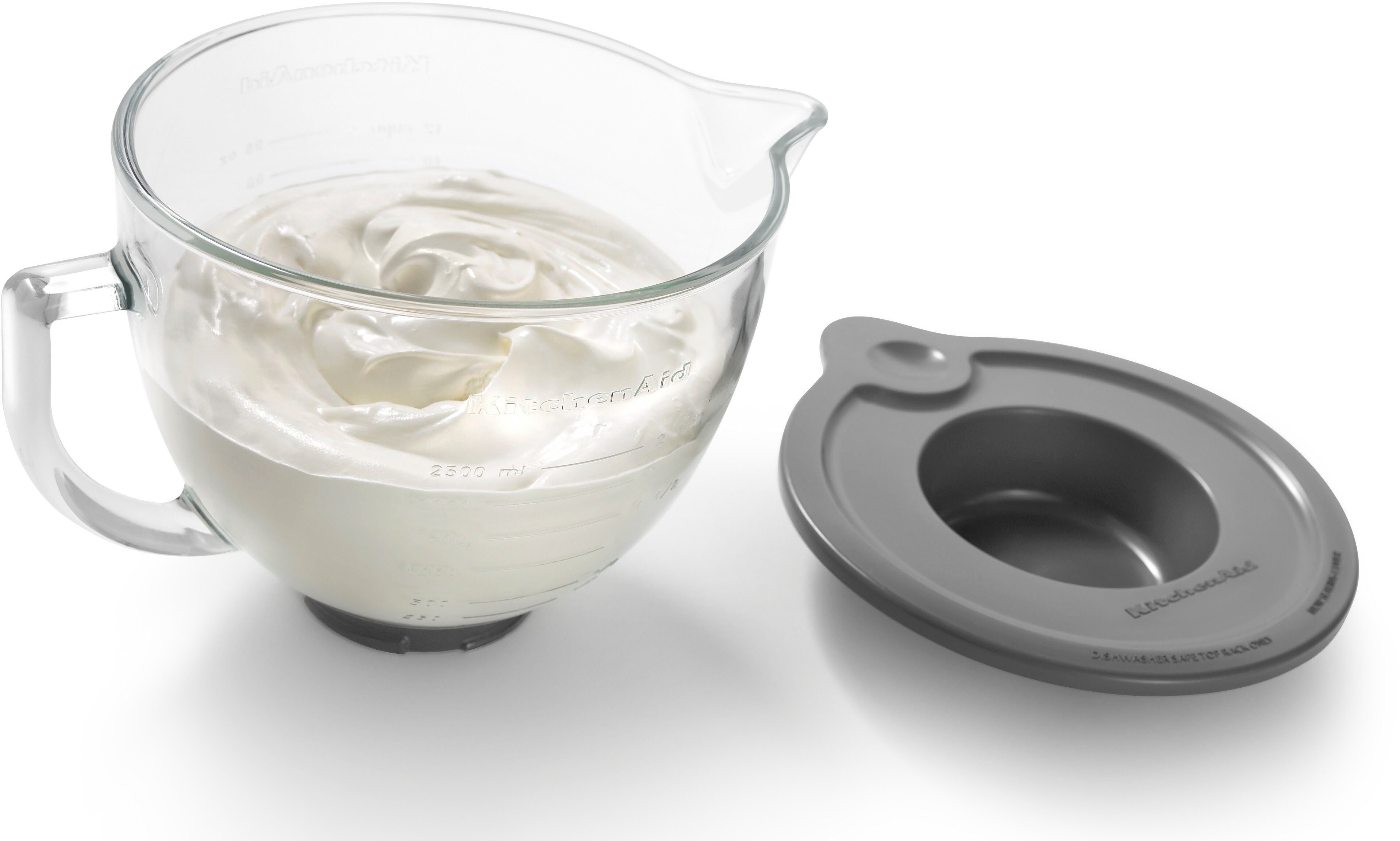 KitchenAid Küchenmaschinenschüssel 5KSM5GB für Küchenmaschine 4.3L & 4.8L, Glas