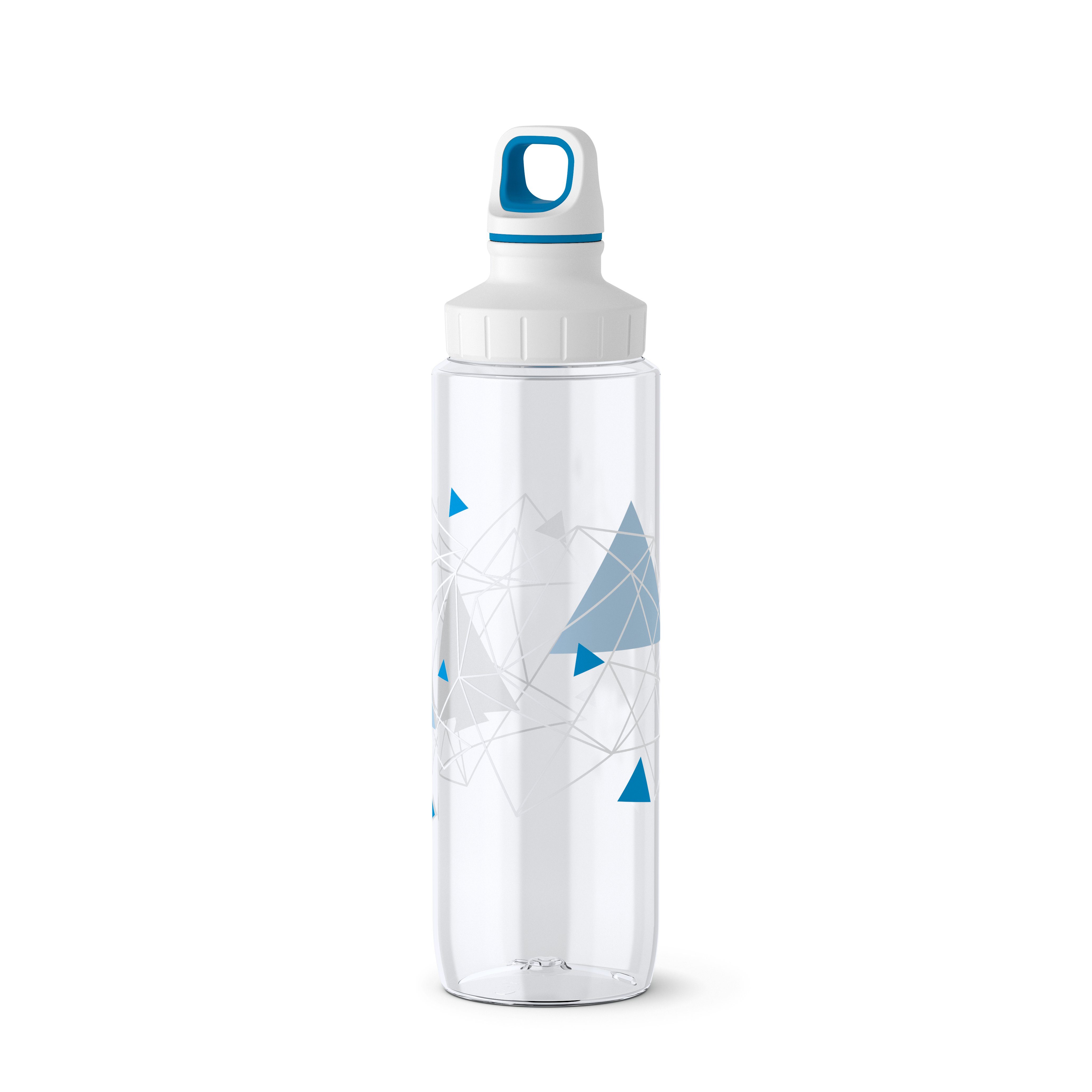 Emsa Trinkflasche DRINK2GO TRITAN Trinkflasche, Geometry, 0,7 L