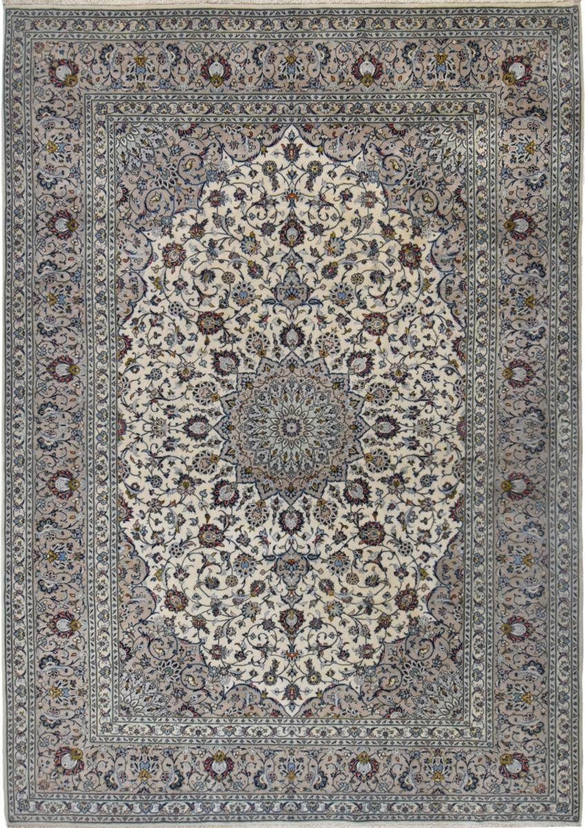 Orientteppich Keshan 249x354 Handgeknüpfter Orientteppich / Perserteppich, Nain Trading, rechteckig, Höhe: 12 mm | Kurzflor-Teppiche