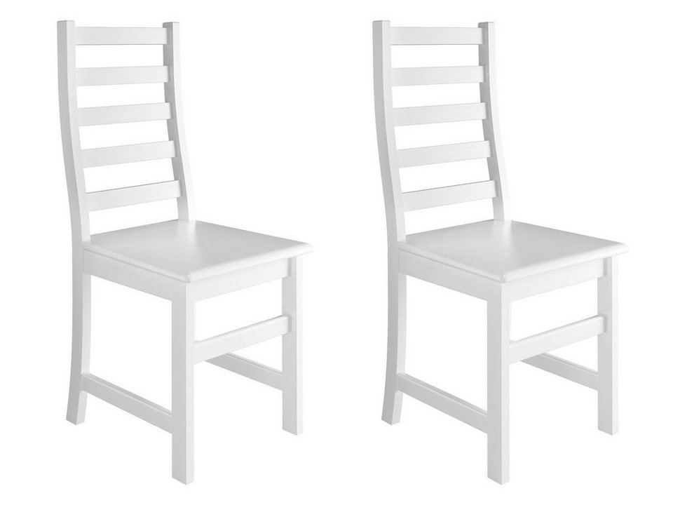einfach Weißer auspacken Küchenstuhl ist - vormontiert Stuhl ERST-HOLZ loswohnen! und Eris Esszimmerstuhl Der Massivholzstuhl Esszimmerstuhl, bereits Stuhl