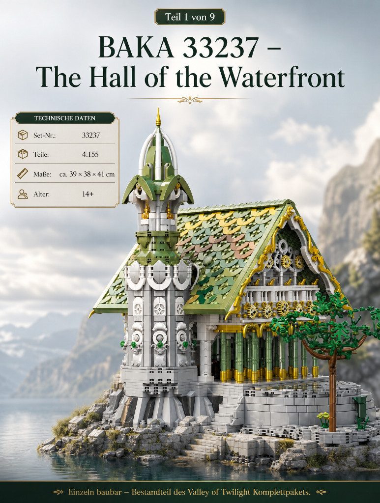 BAKA BAKA Valley Twilight Komplettset 9 Sets 37.805 Teile Sets 33237-33245 Konstruktions-Spielset, (37805 St)