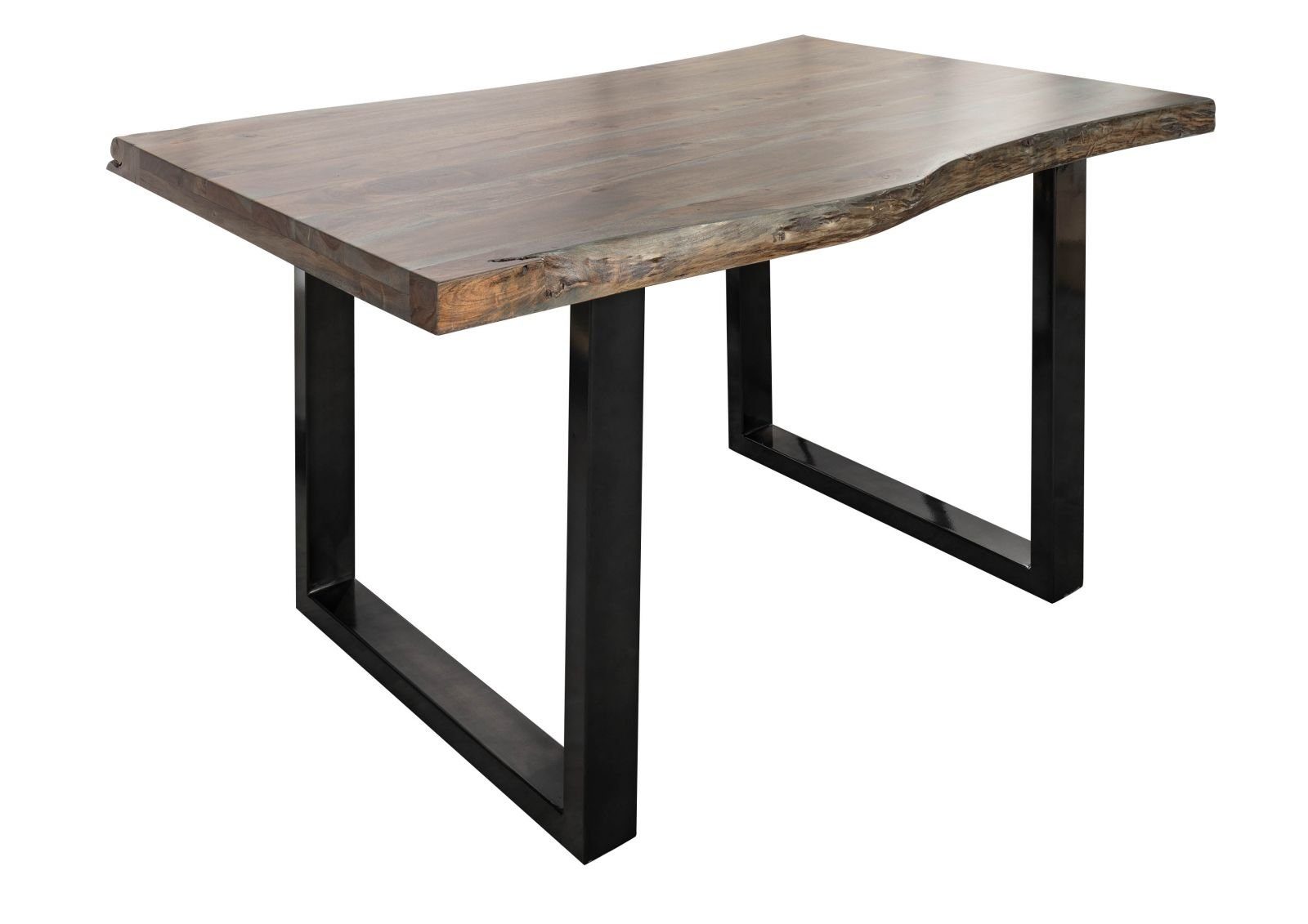 Massivmoebel24 Baumkantentisch FREEFORM (Baumtisch Akazie 140x90x77 günstig online kaufen