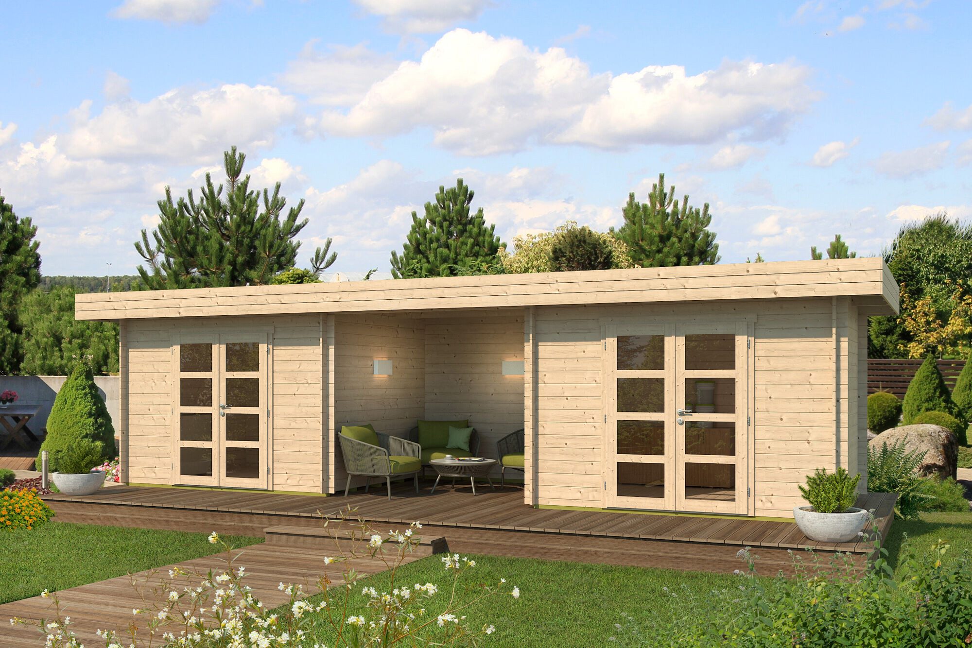 Fjordholz Gartenhaus Johann 44