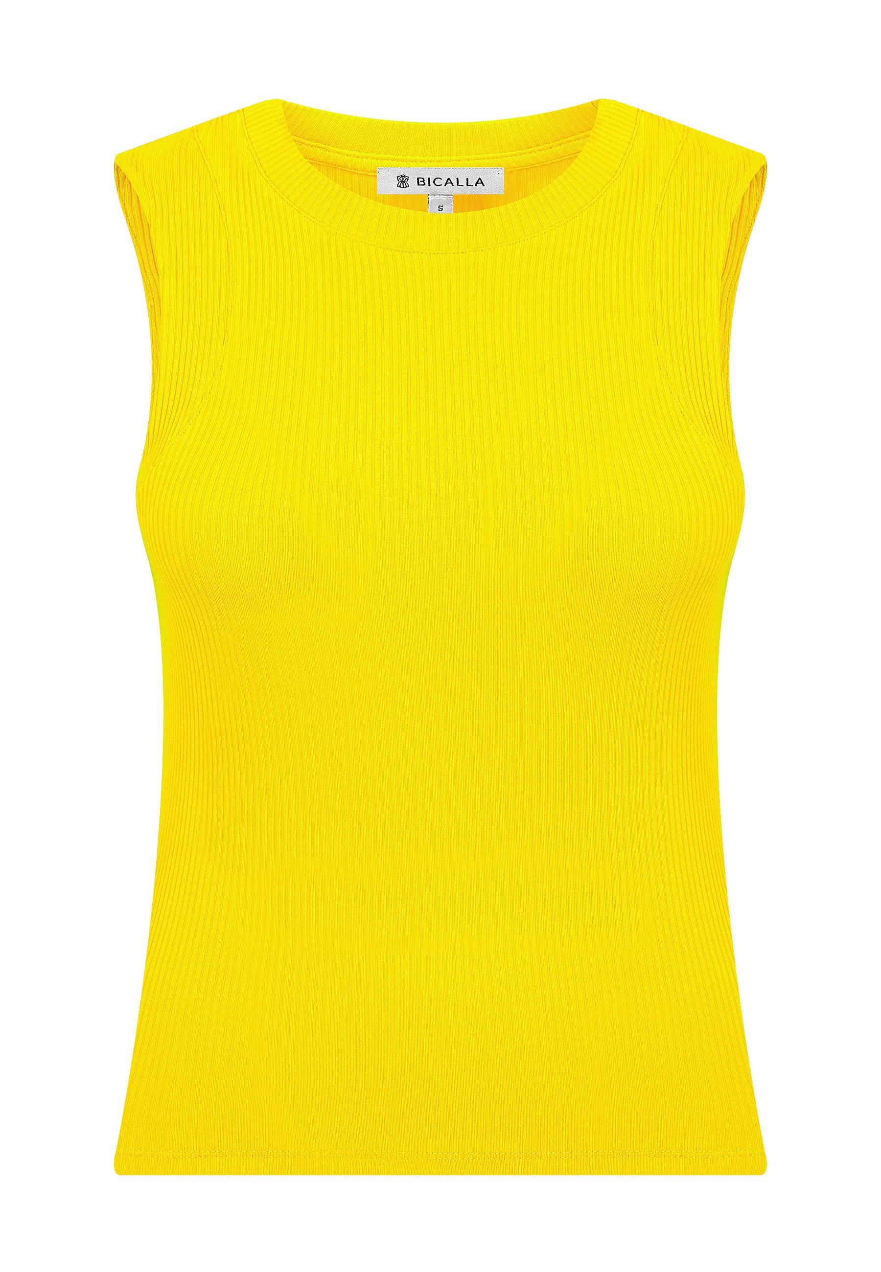 BICALLA T-Shirt Rip Top - 05/yellow (1-tlg)
