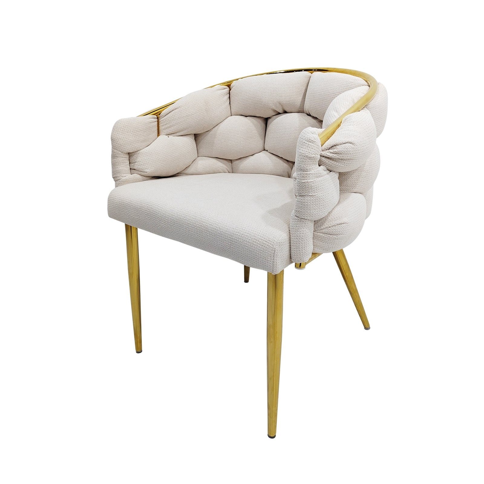 HTI-Living Esszimmerstuhl Stuhl Alsen Gold (Stück, günstig online kaufen