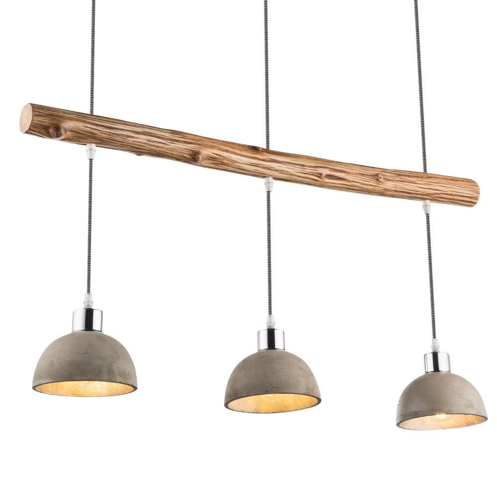 Design nicht Zimmer etc-shop Beton inklusive, Hängeleuchte, Holz Decken Küchen Strahler Lampe Leuchtmittel Pendel Ess