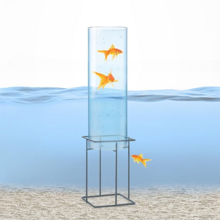 Blumfedt Fischturm Skydive 60 Fischturm 60 cm Ø 20 cm Acryl Metall transparent