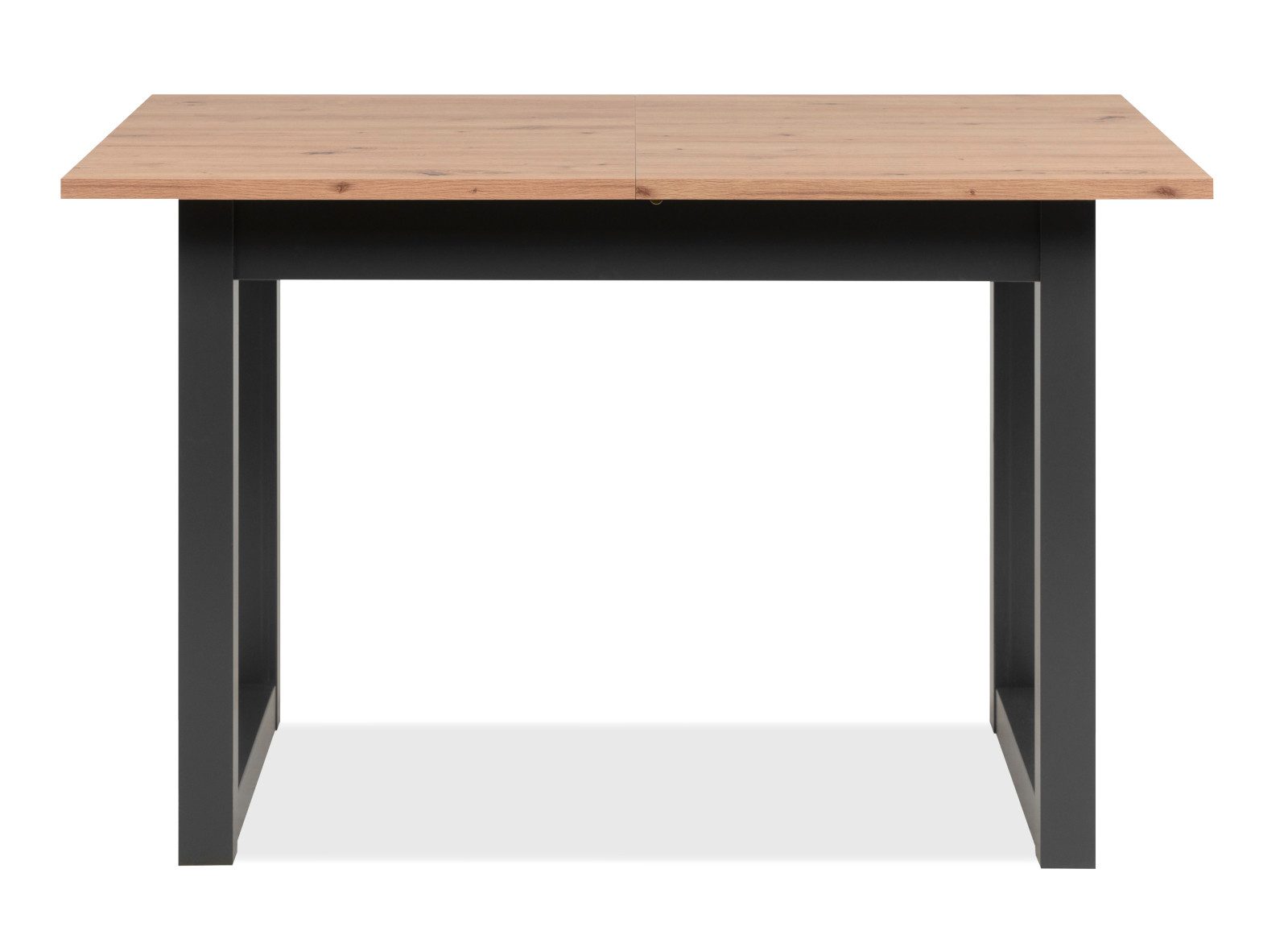 Furn.Design Esstisch Malta (Küchentisch in Anthrazit und Eiche Artisan, ausziehbar 120 - 160 cm), bis zu 6 Personen