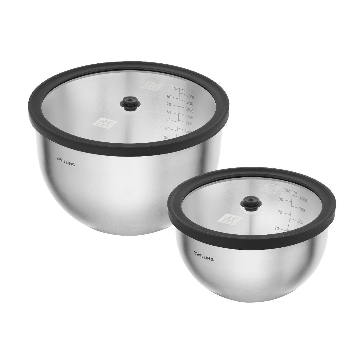 Zwilling Schüssel Fresh & Save, Edelstahl, (4-tlg), 4-tlg.