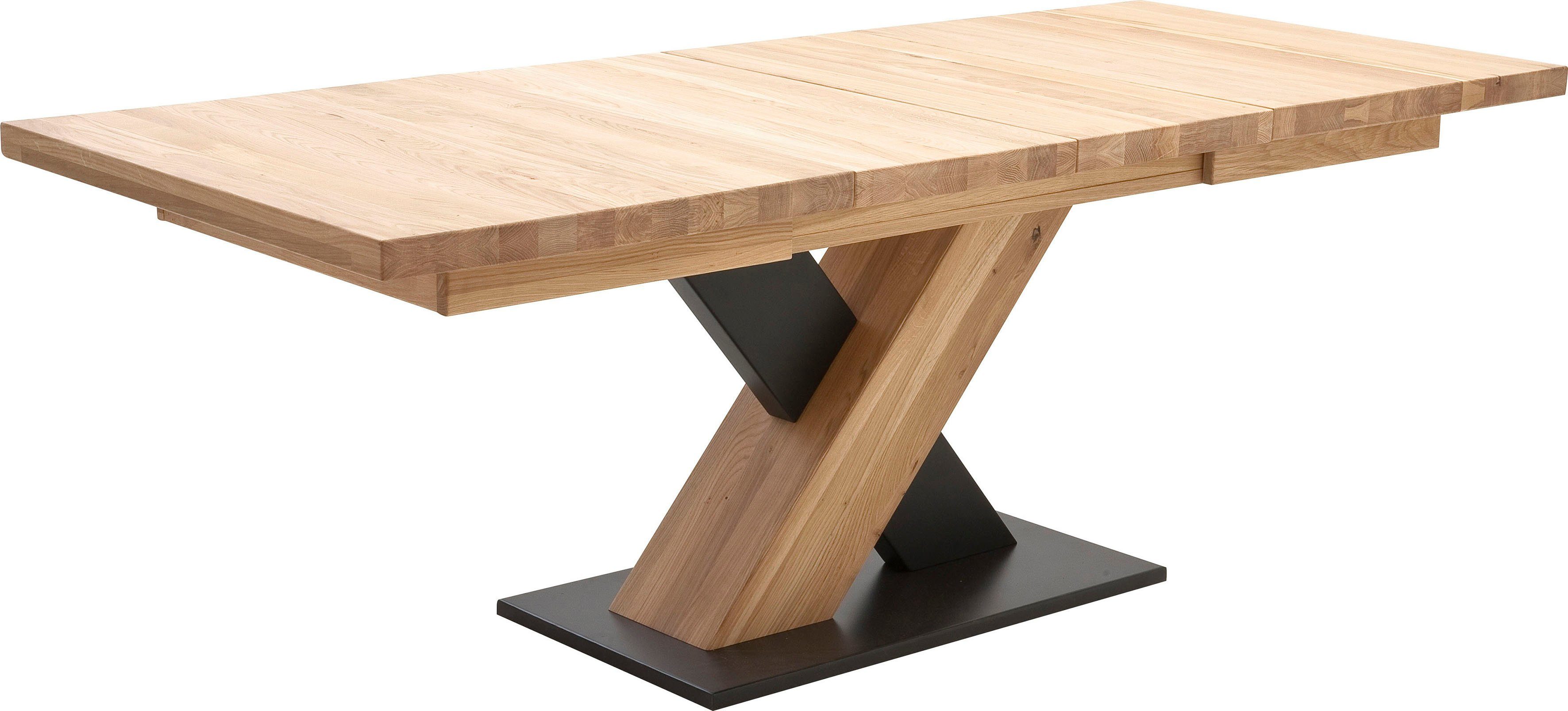 MCA furniture Esstisch Mendoza A, Esstisch Massivholz mit Synchronauszug günstig online kaufen