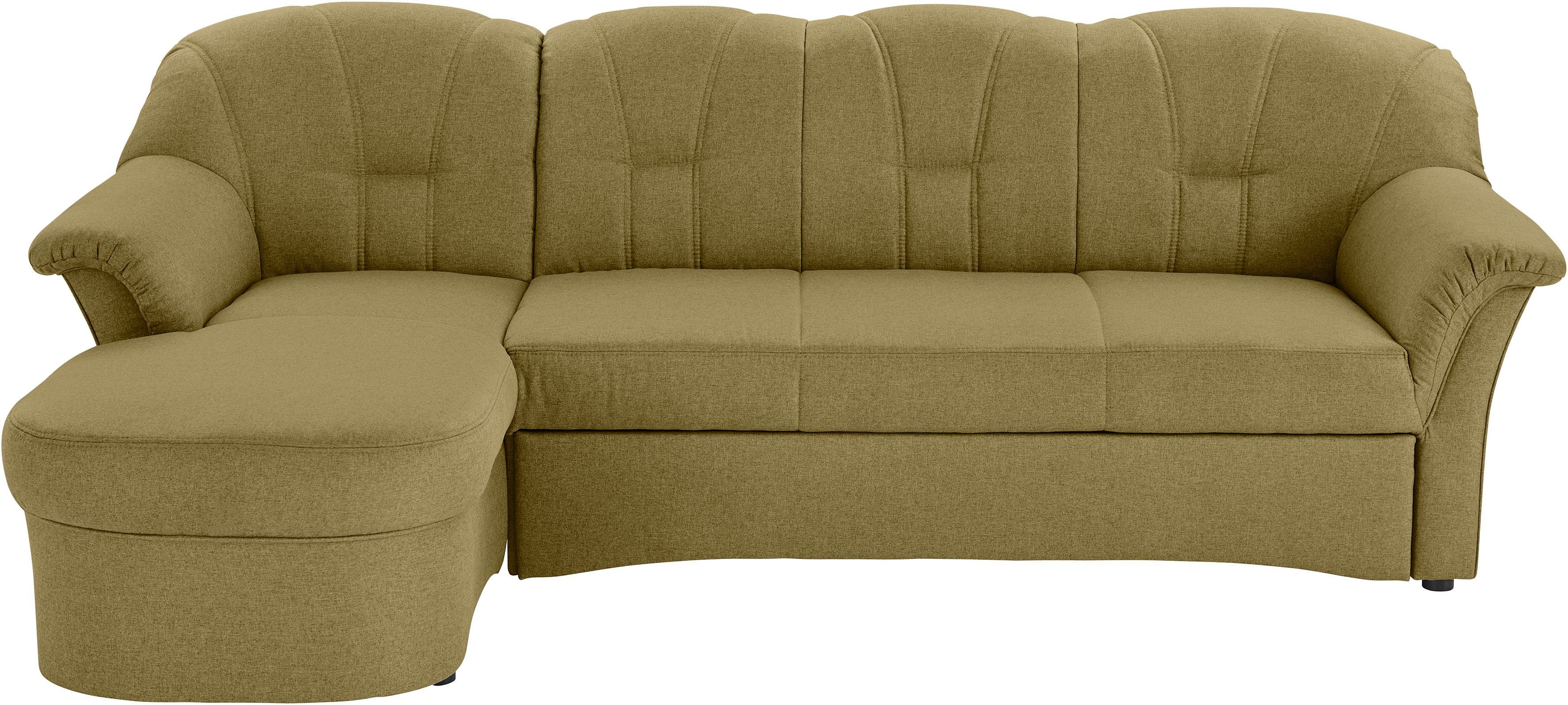 DOMO collection Ecksofa Papenburg, zeitlose Rückensteppung, günstig online kaufen
