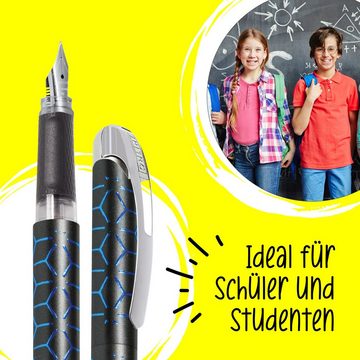 Online Pen Füller College Füllhalter, ergonomisch, ideal für die Schule, hergestellt in Deutschland