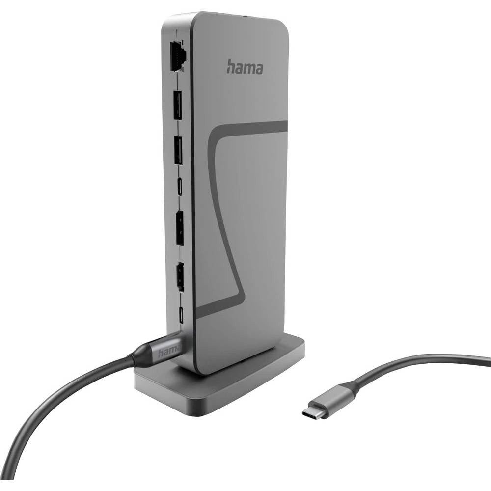 Hama Laptop-Dockingstation USB-C® Dockingstation Connect2Office Speed USB-C® Power Delivery