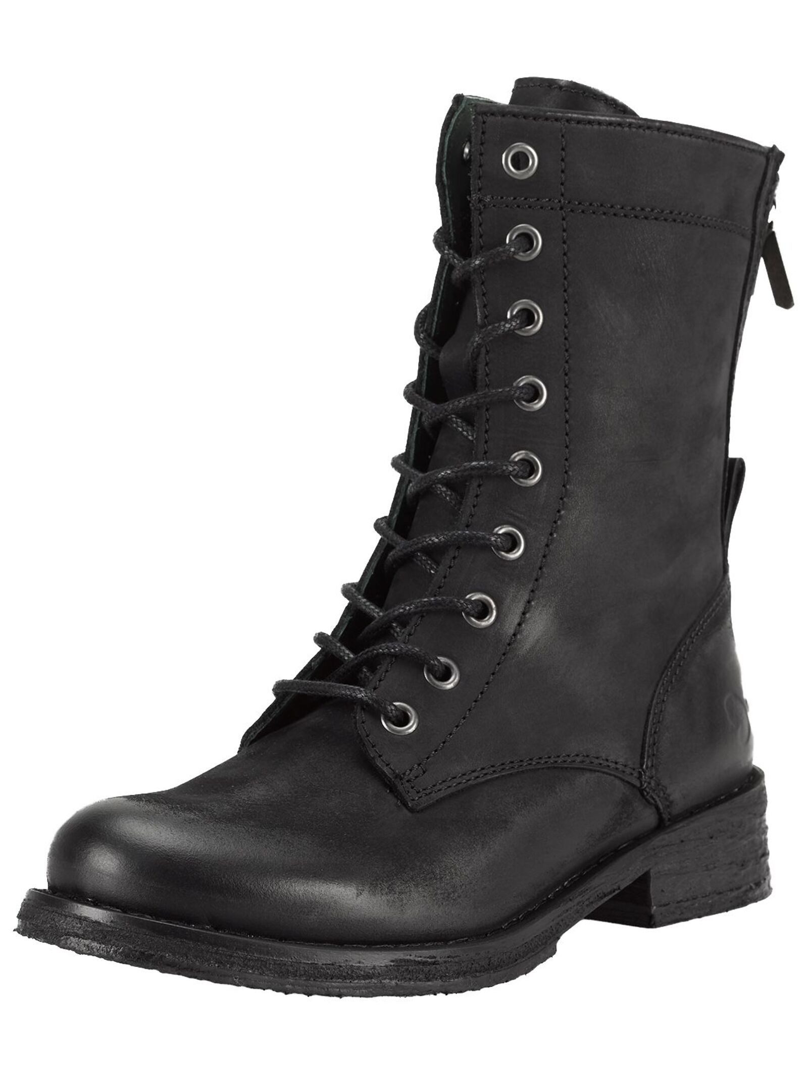 Felmini Stiefelette Leder . Schnürstiefelette