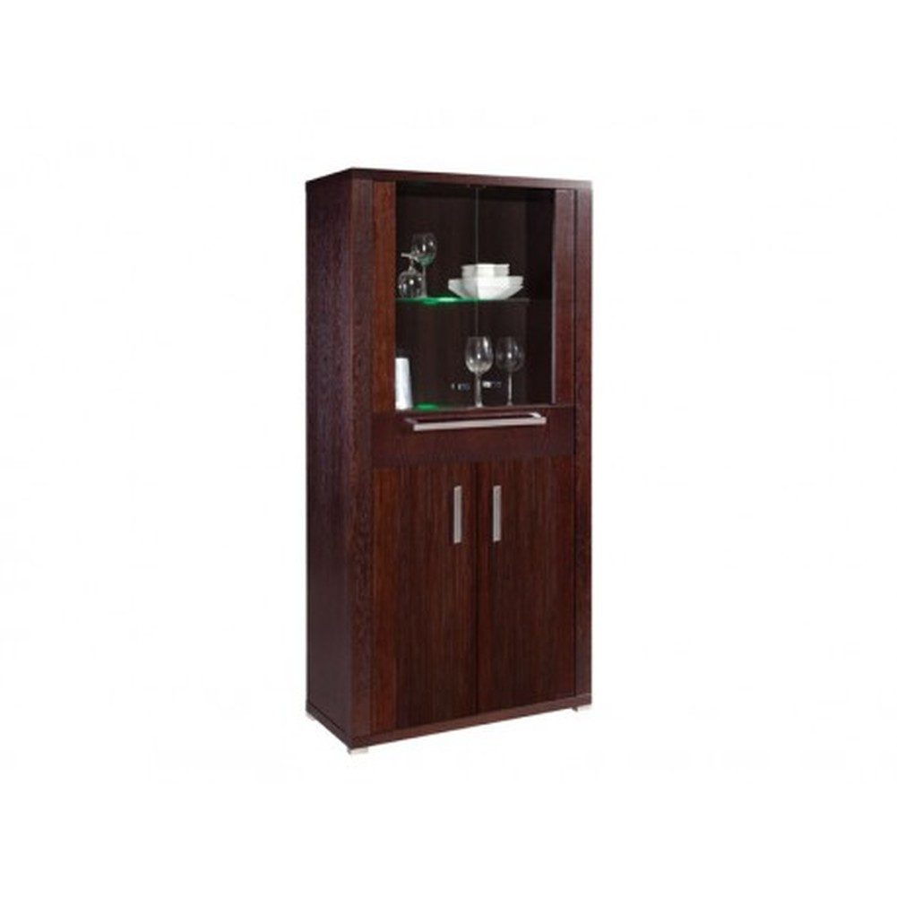 Glasvitrine Glasvitrine Holzschrank Kommode Regale Bar mit Glasfront