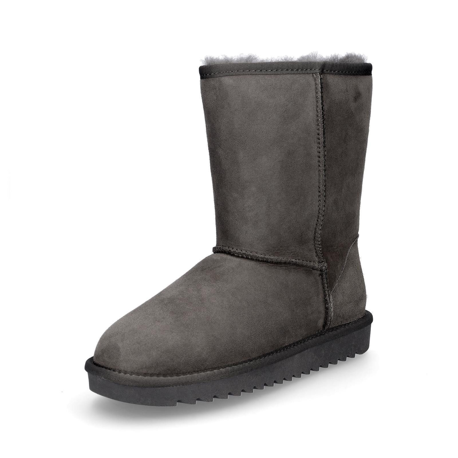 Ara Ara Damen Leder Boot grau Ankleboots