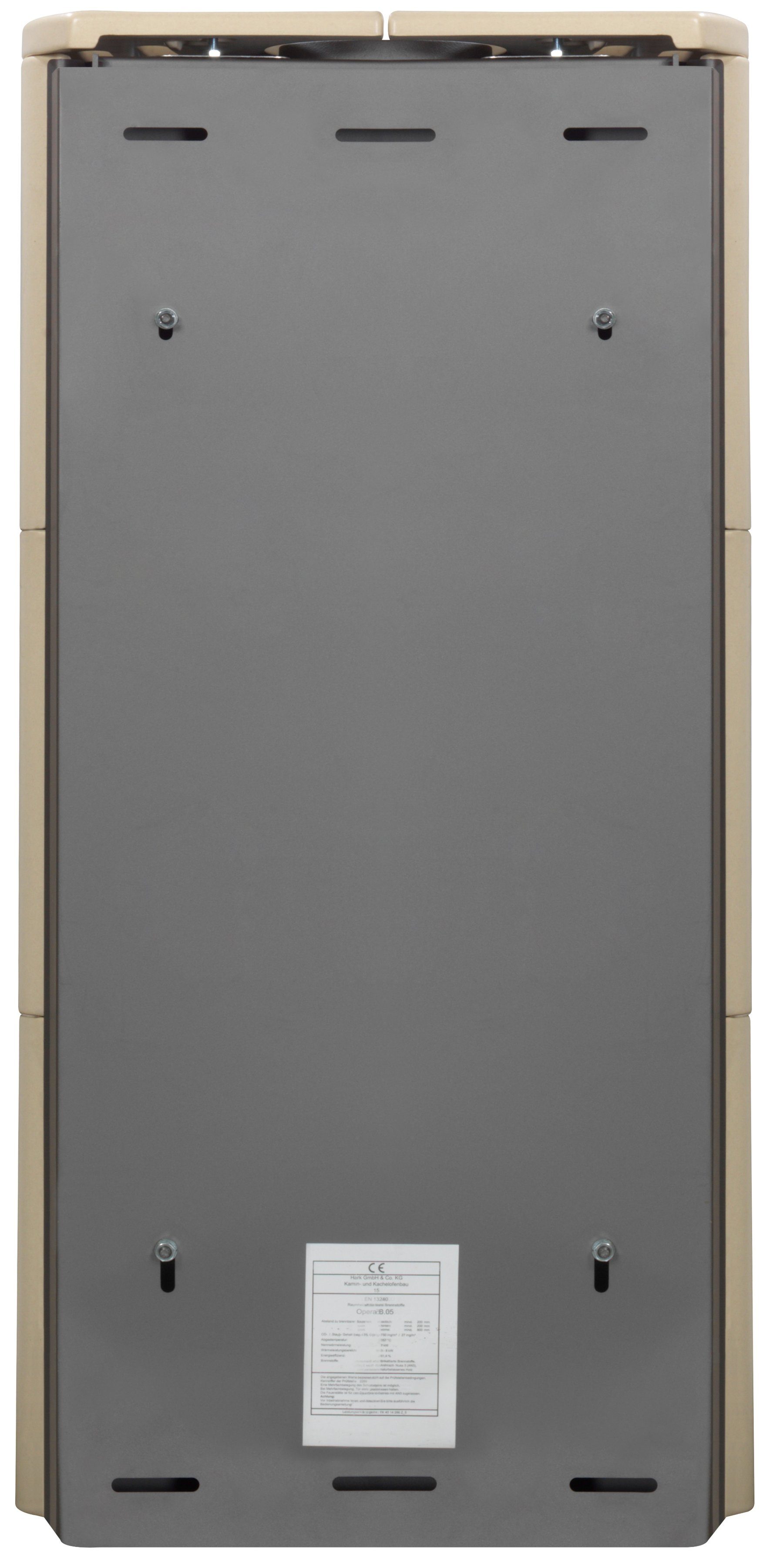 HARK Kaminofen »Opera B Kachel creme«, 7 kW, Dauerbrand