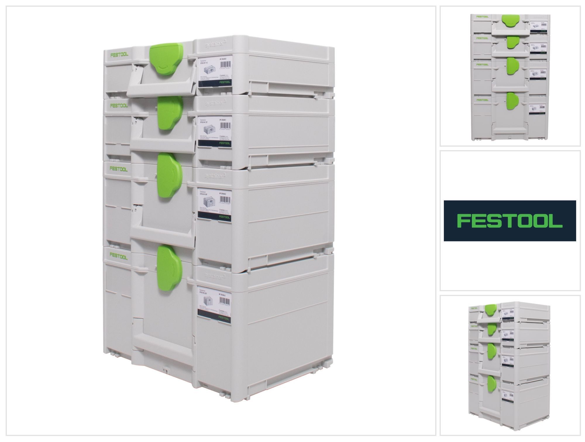 FESTOOL Werkzeugkoffer Systainer Set SYS3 M 237 (204843) + SYS3 M 112 (204840) + SYS3 M