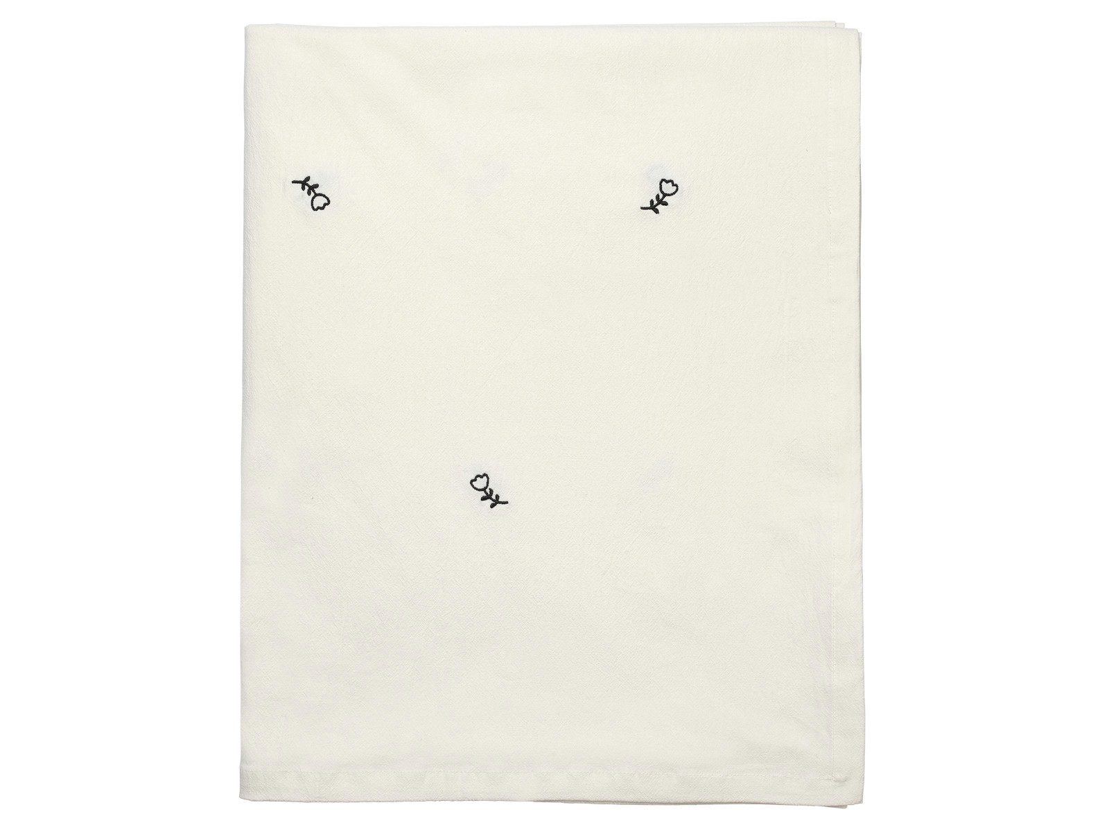 Broste Copenhagen Tischdecke Mai Tischdecke black/off white 160x300cm