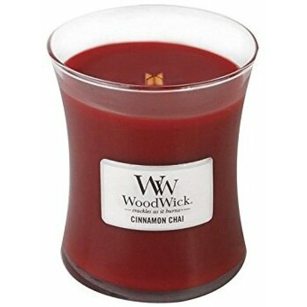 Woodwick Duftkerze Cinnamon Chai Duftkerze 275 g