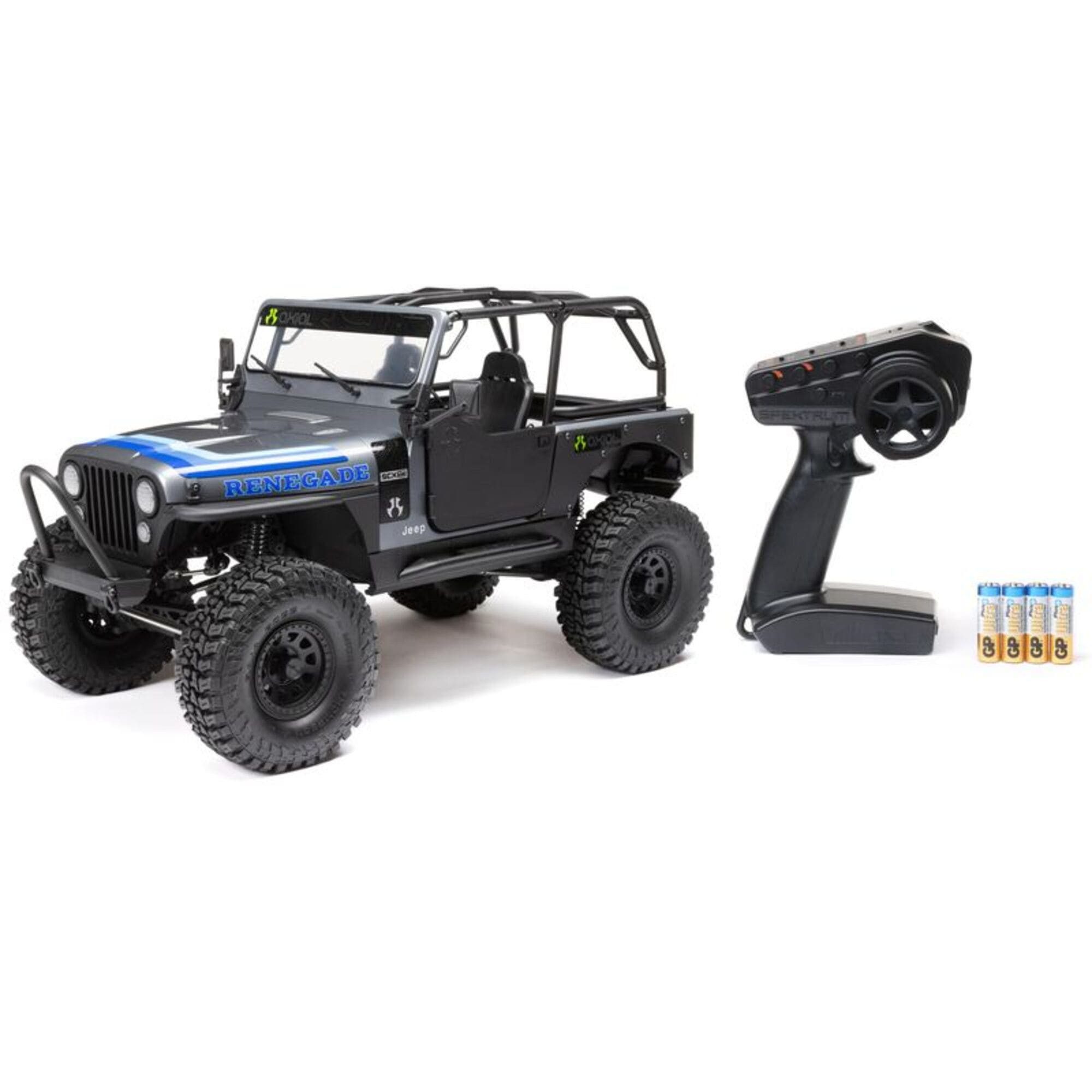 RC-Buggy Axial RC Crawler 1:10 SCX10 III Jeep CJ-7 4WD Brushed RTR Grau