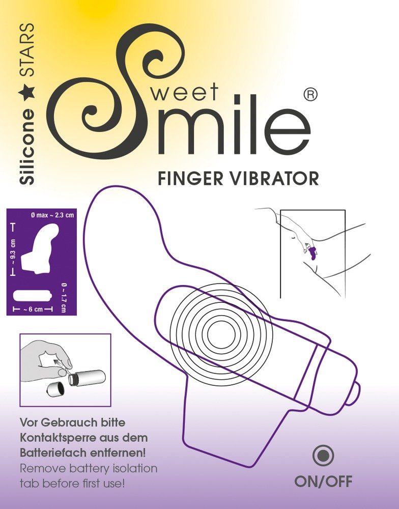 Finger Smile Smile - Mini-Vibrator Sweet Sweet Vibrator