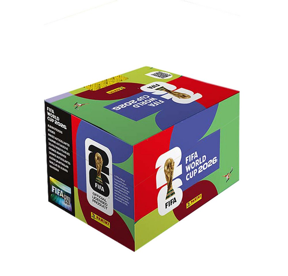 Panini Sammelkarte Panini FIFA World Cup 2026 Sticker - 1 Display (100 Tüten)
