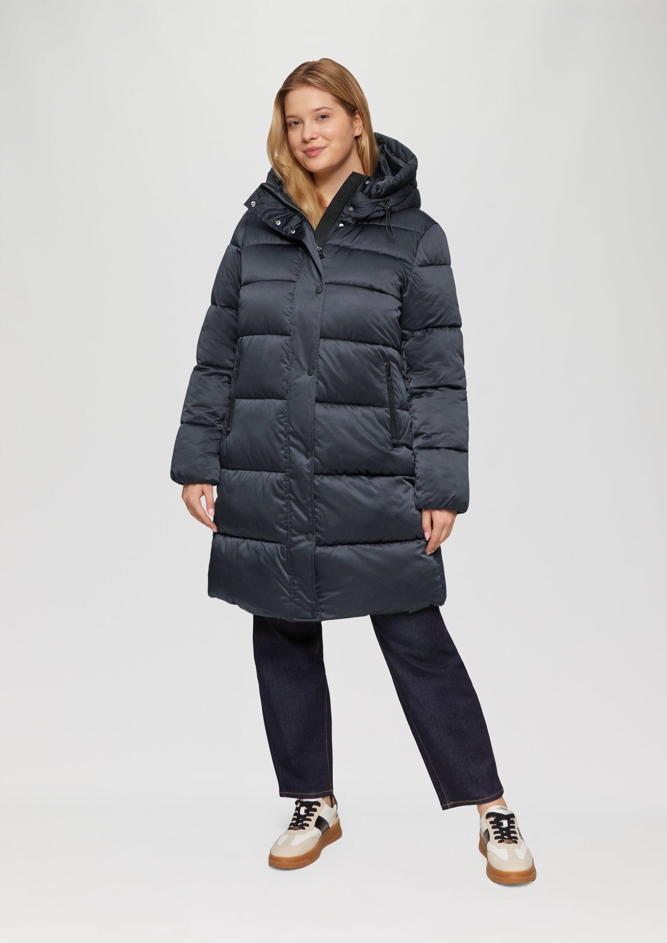s.Oliver Wintermantel Outdoor-Mantel Puffermantel in Satin-Optik günstig online kaufen