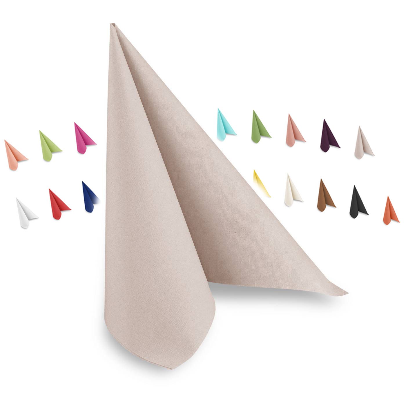 Hypafol Papierserviette Airlaid Serviette farbig 50 Stück