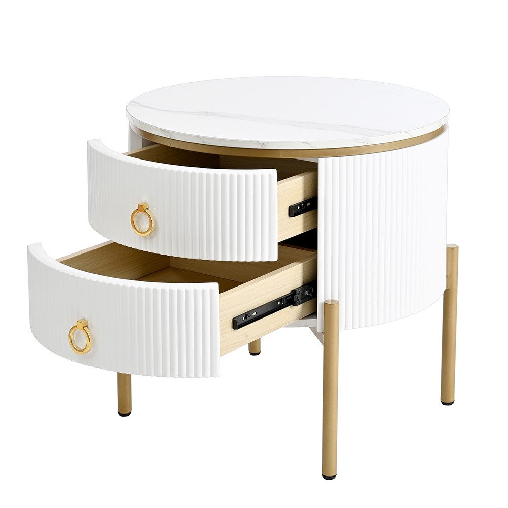 Sweiko Couchtisch Beistelltisch mit 2 Schubladen, günstig online kaufen