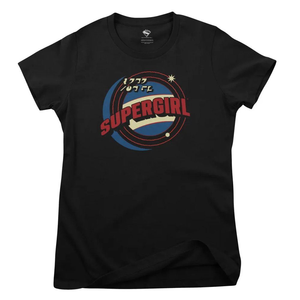 DC Comics T-Shirt Retro Logo Girly Tee