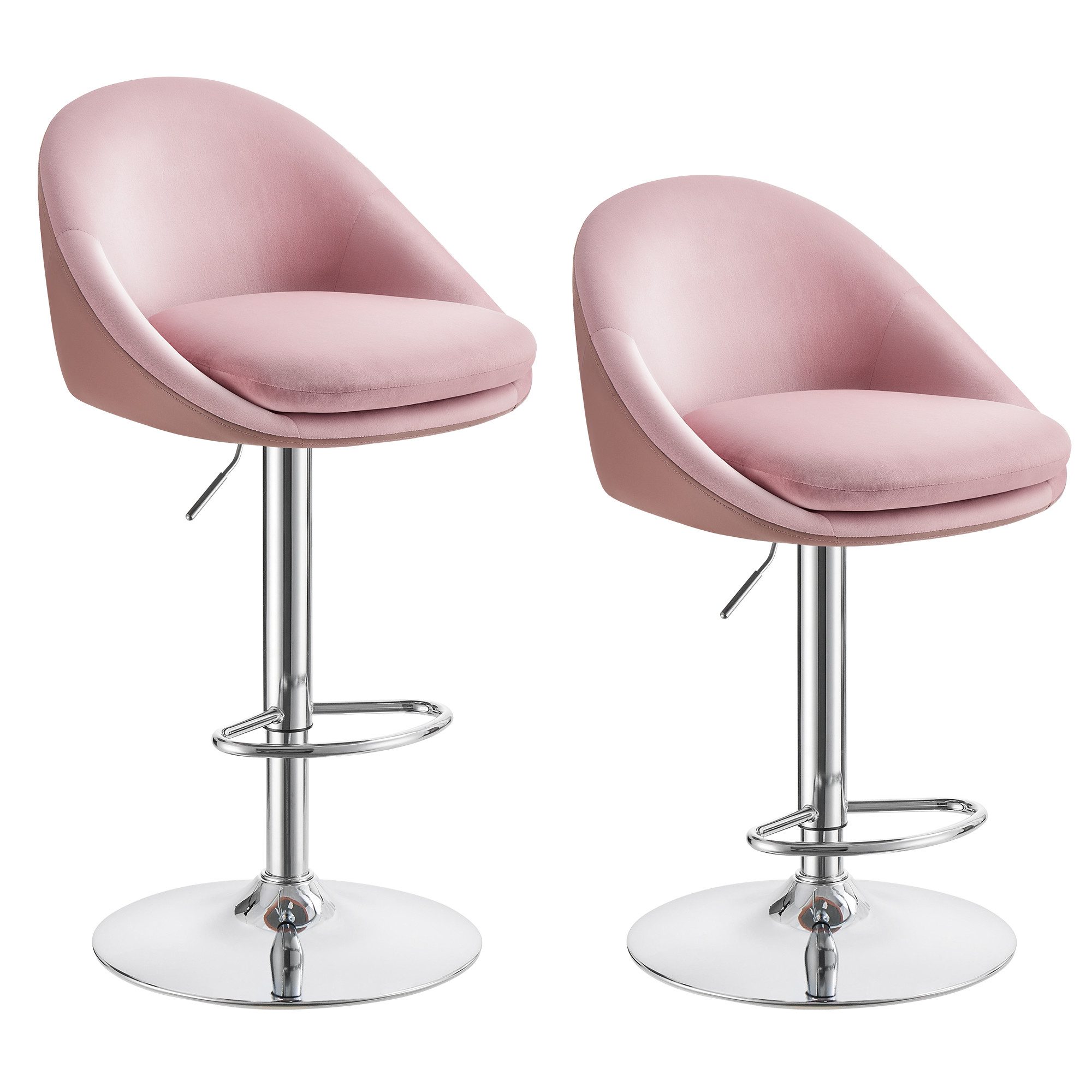 VASAGLE Barhocker (2 St), 2er Set, Barstuhl, höhenverstellbar, drehbar, Küc günstig online kaufen