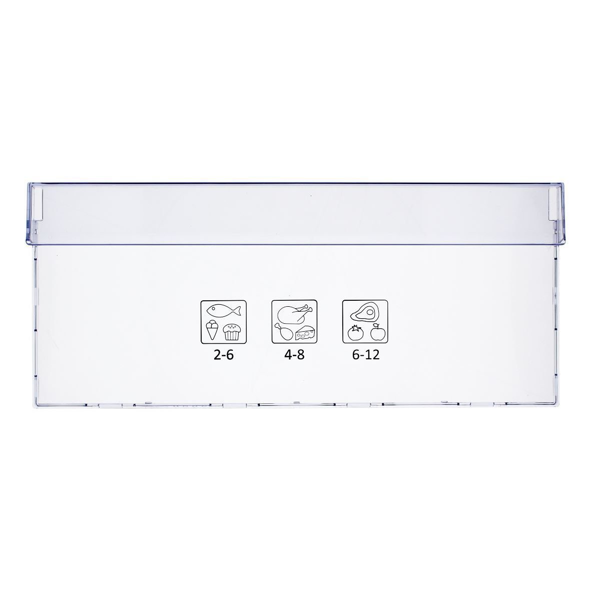 easyPART Schublade wie Beko 4634610100 Gefrierschubladenblende oben, Kühlschrank / Gefrierschrank