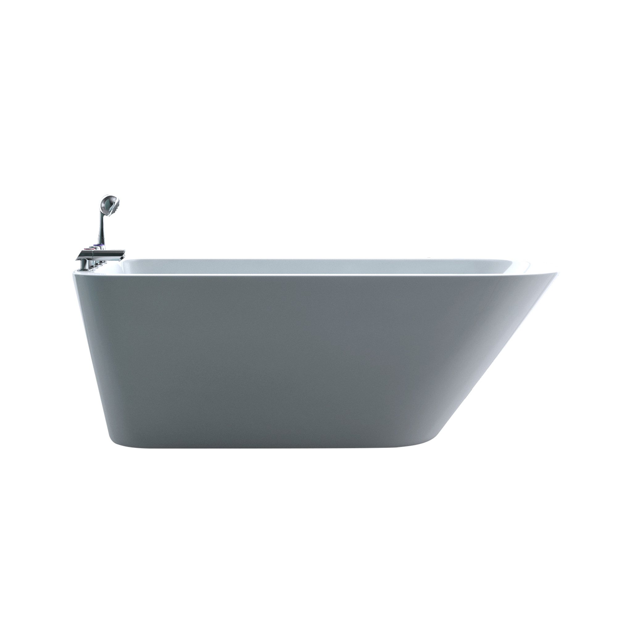 doporro Badewanne Design-Badewanne Vicenza weiß Freistehend günstig online kaufen